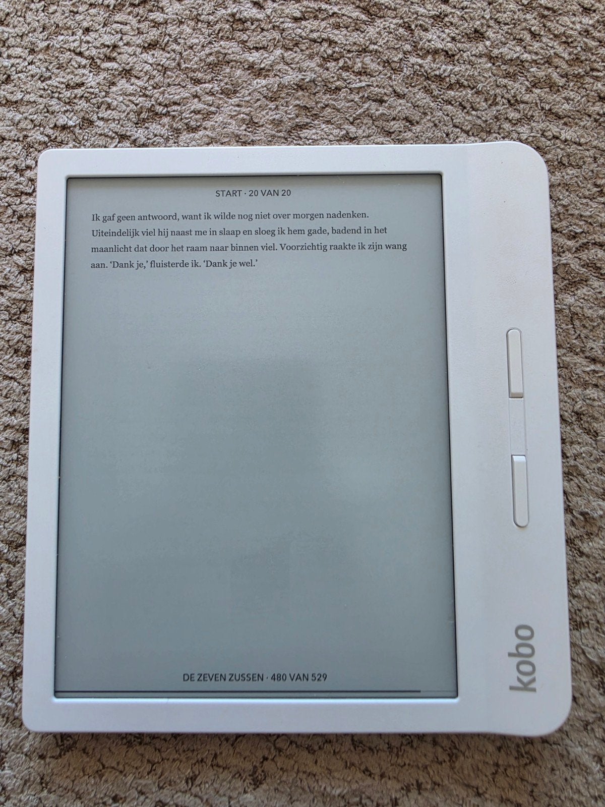 Kobo Libra h20 krasvrij, Ophalen, Zo goed als nieuw, Rakuten Kobo