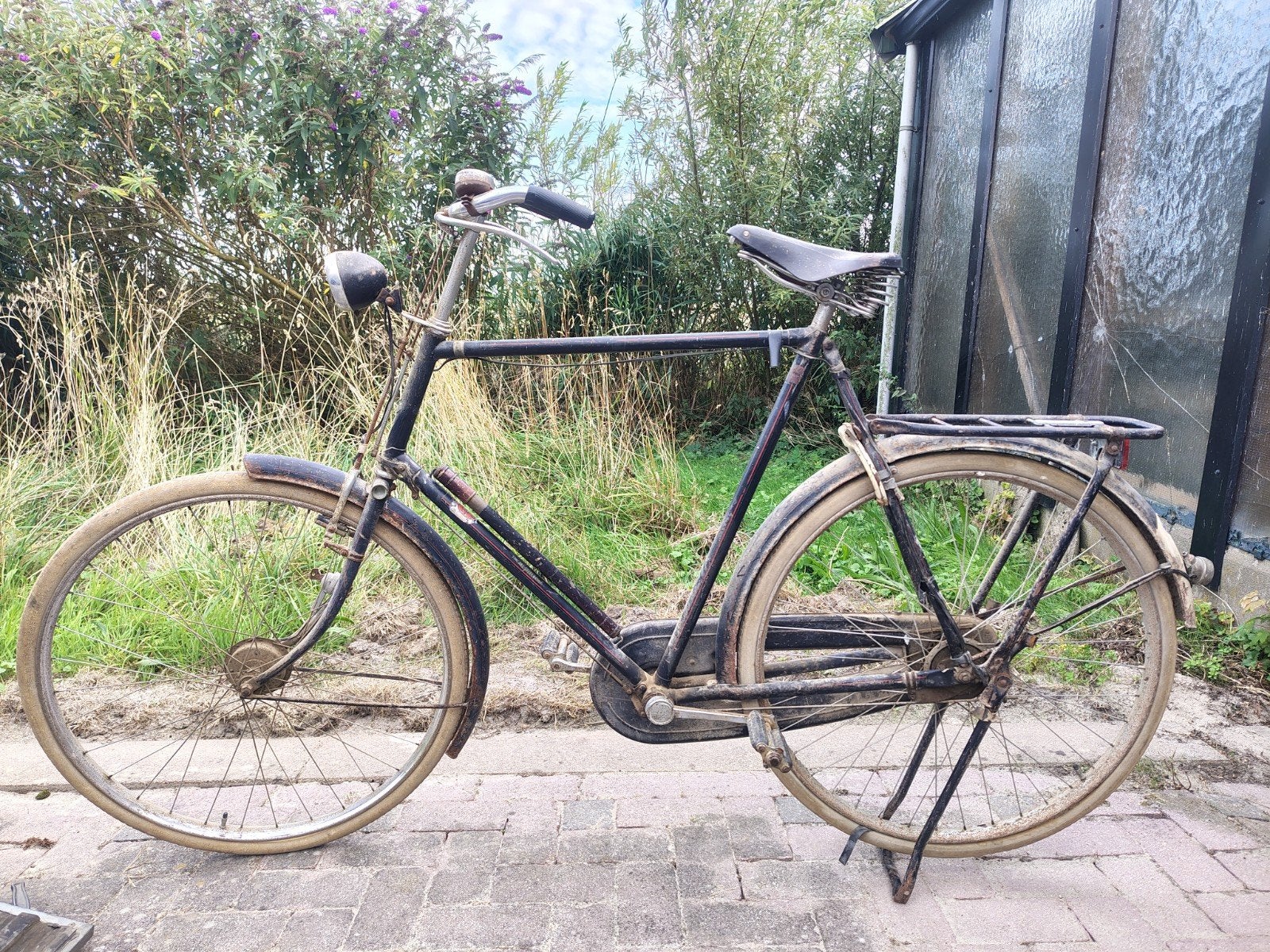 Raleigh All Steel Bicycle jaren ' 40, Fietsen en Brommers, Ophalen, Raleigh, Jaren '40