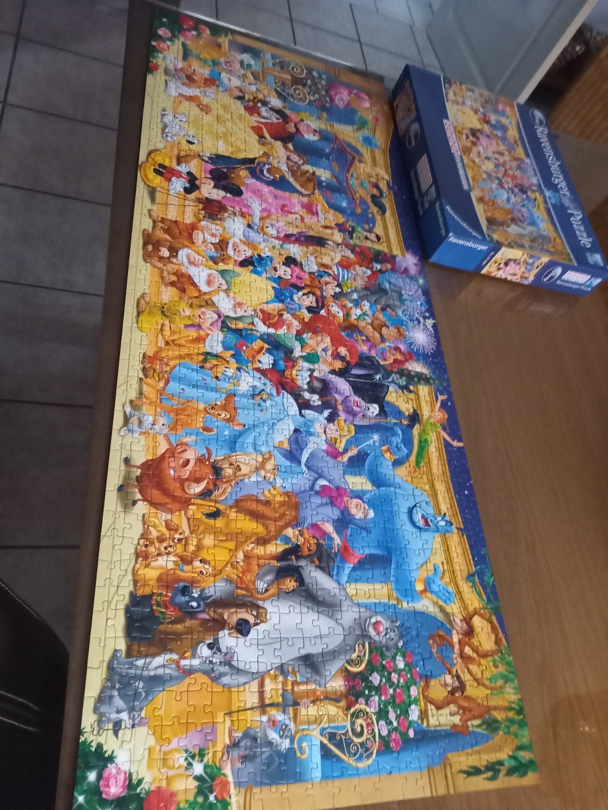 Disney Panorama Legpuzzel 1000 stukjes Ravensburger, Hobby en Vrije tijd, Denksport en Puzzels, Ophalen of Verzenden, 500 t/m 1500 stukjes