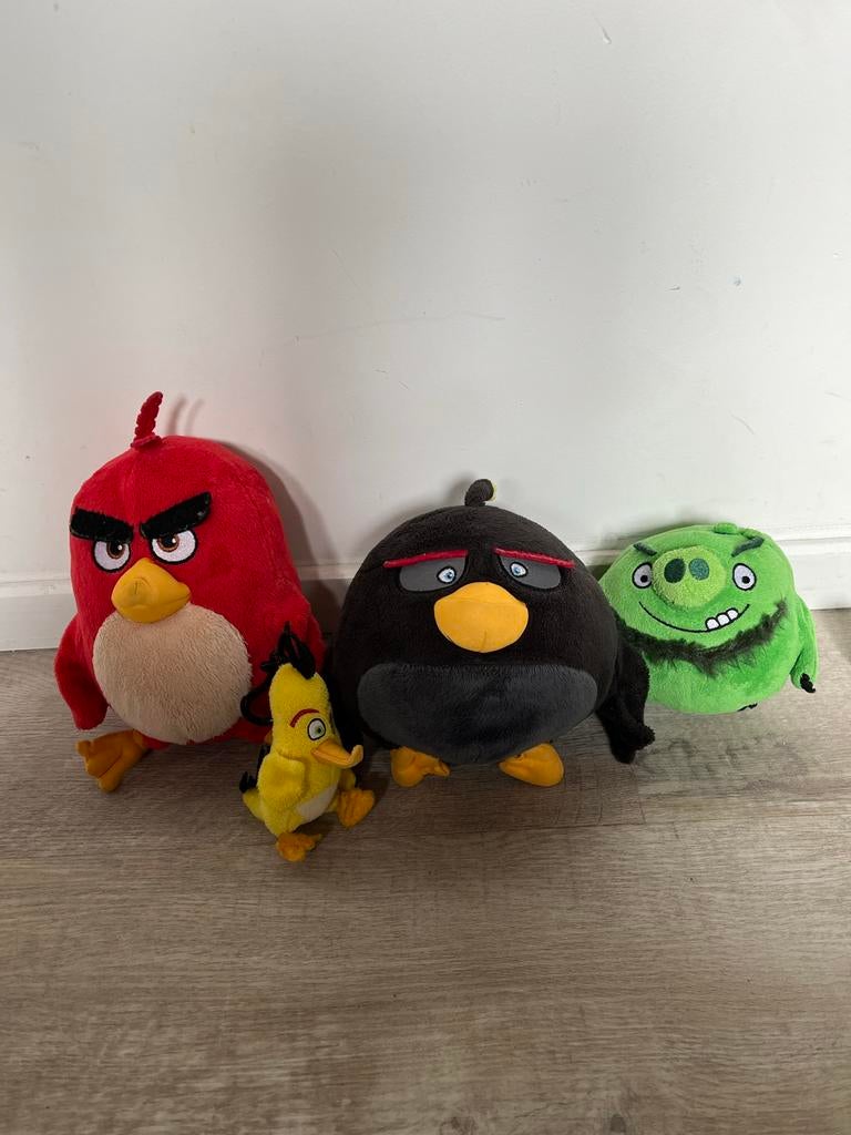 Angry Birds Knuffels - Set van 4, Ophalen of Verzenden, Zo goed als nieuw