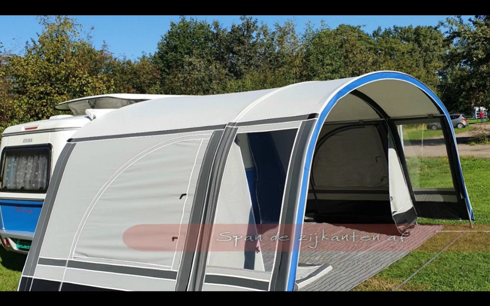 FORTEX ARONDE VOORTENT/LUIFEL  Trigano Mini Silver 290/300., Ophalen, Zo goed als nieuw
