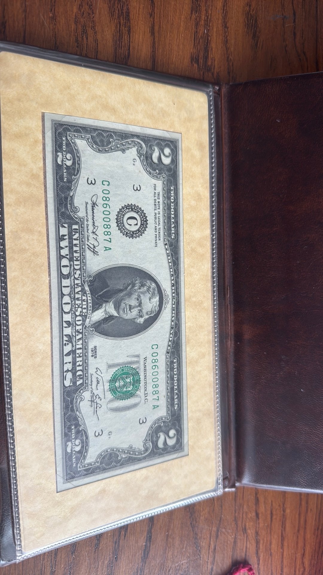 Two dollar first day of issue april 13 1976, Ophalen of Verzenden, Los biljet