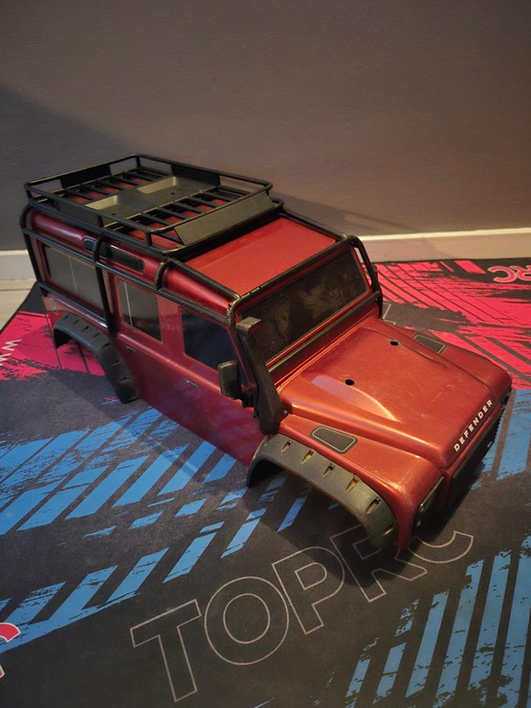 Traxxas Trx4 Defender rode body, Gebruikt, Onderdeel, Overige schalen, Overige typen
