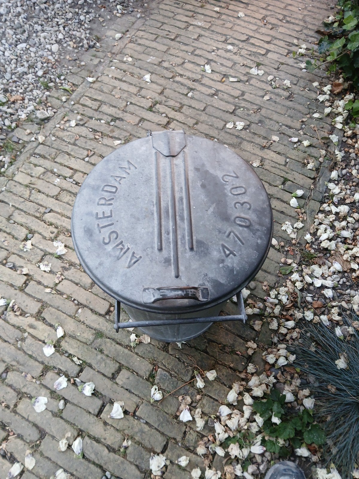 zink, Gebruikt, Rond, Ophalen of Verzenden, Balkon