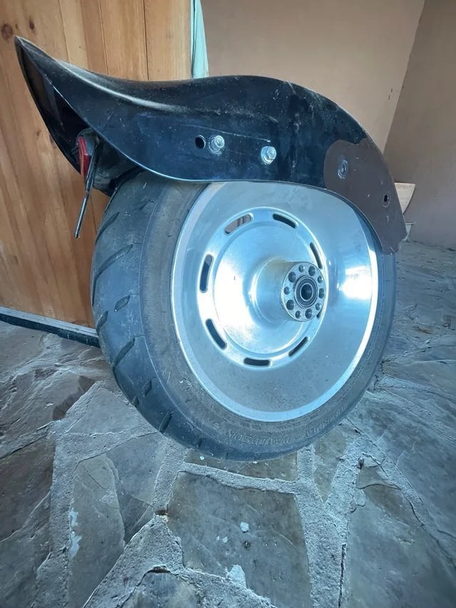 Harley-Davidson velgen en spatborden – met banden, Motoren, Ophalen of Verzenden, Gebruikt