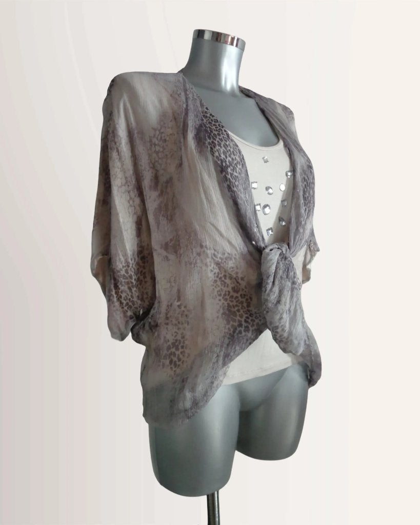 POP Copenhagen -- Popcph zijden blouse, maat XS/Small, Ophalen of Verzenden, Zo goed als nieuw, Maat 36 (S)