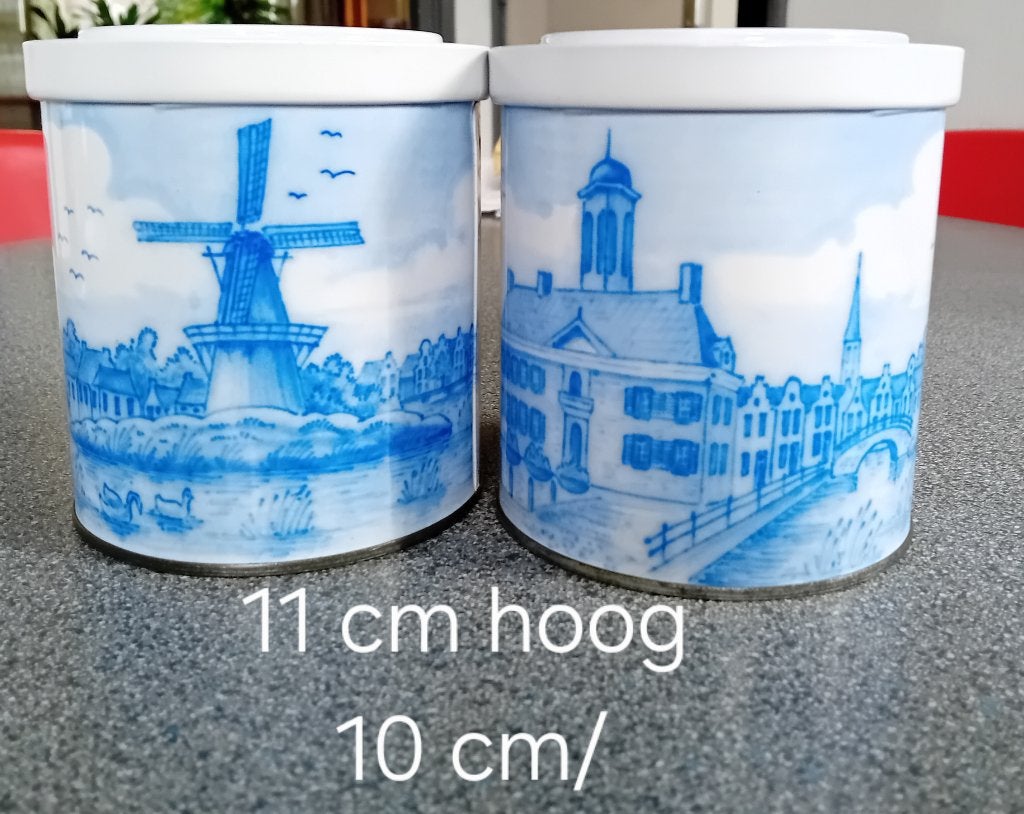 Voorraadbus Delfts Blauw, Ophalen, Blauw, 500 ml, Zo goed als nieuw