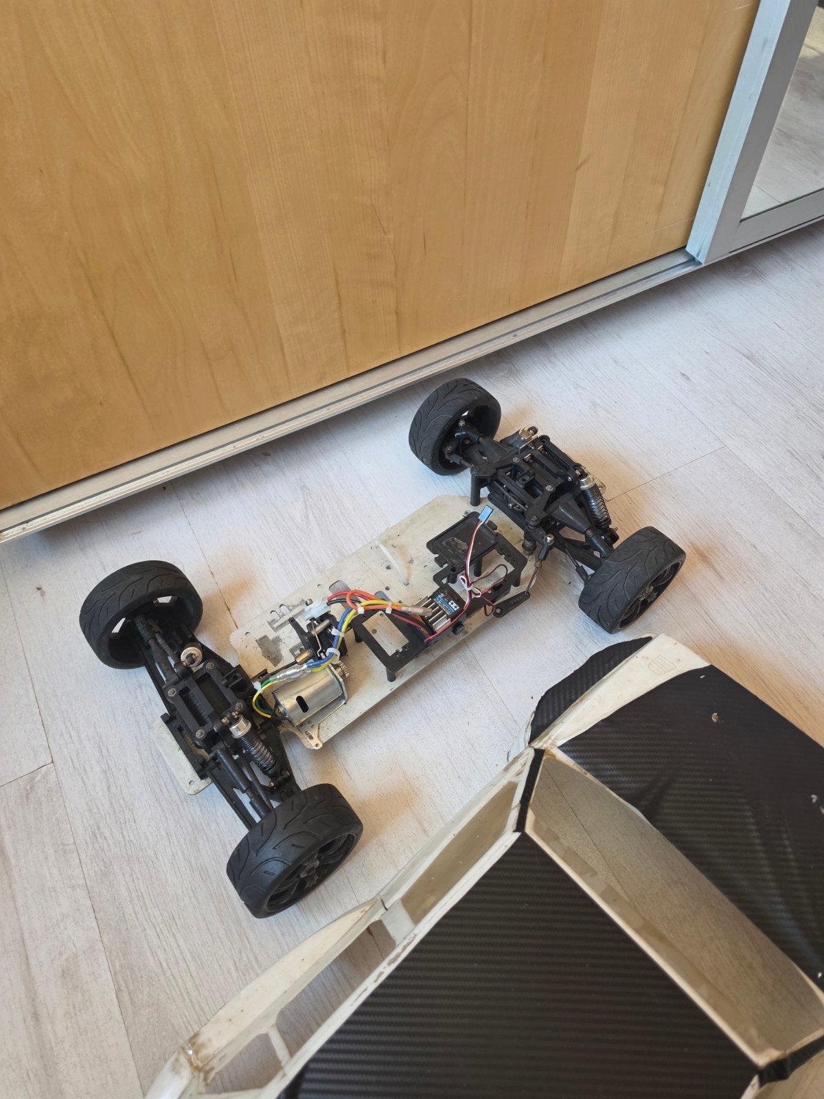 rc nitro chassis, Gebruikt, Ophalen of Verzenden, Auto onroad, Nitro