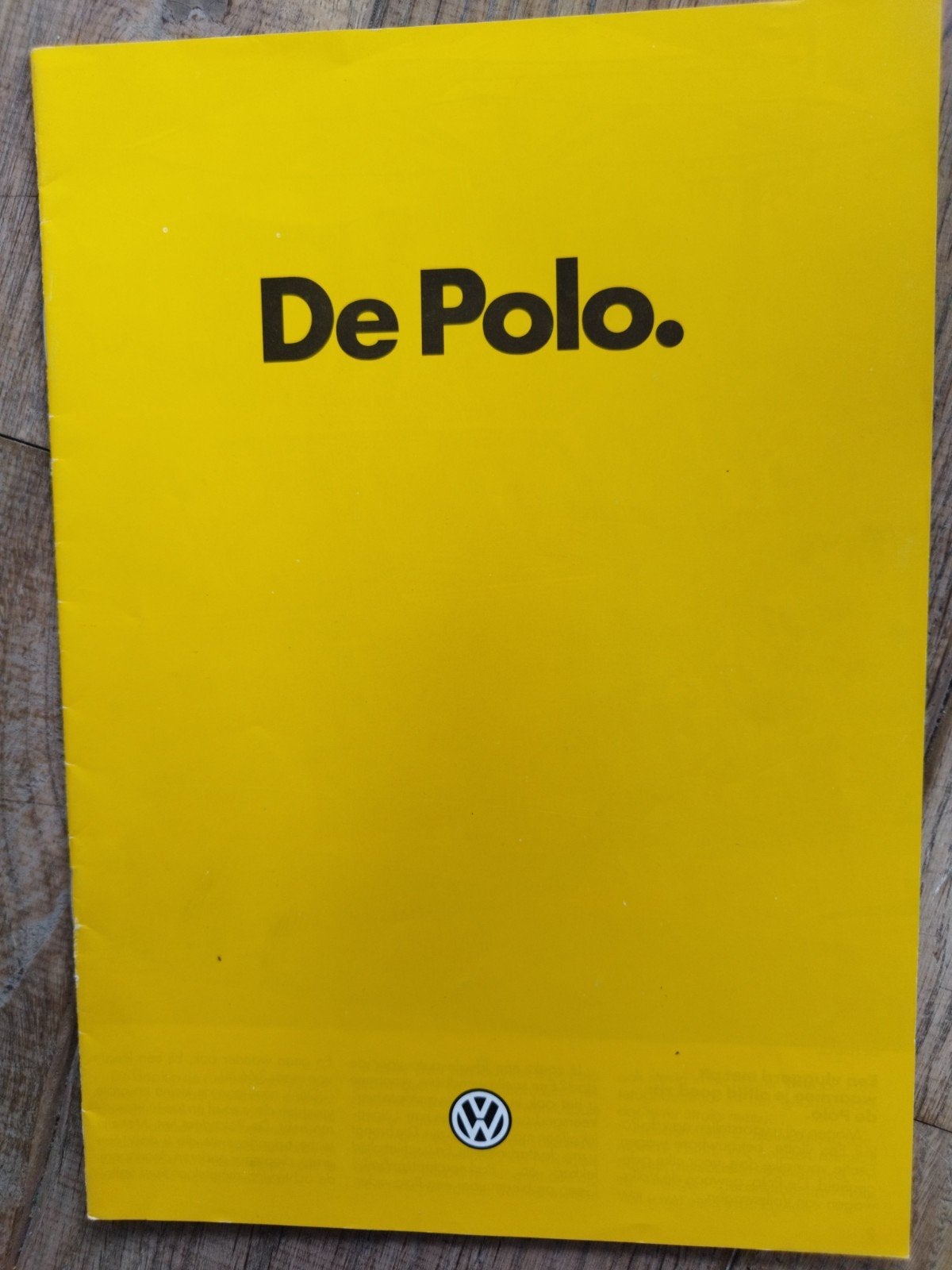 Volkswagen Polo brochure uit 1984 - 20 pagina's, Volkswagen, Ophalen of Verzenden, Zo goed als nieuw, Volkswagen