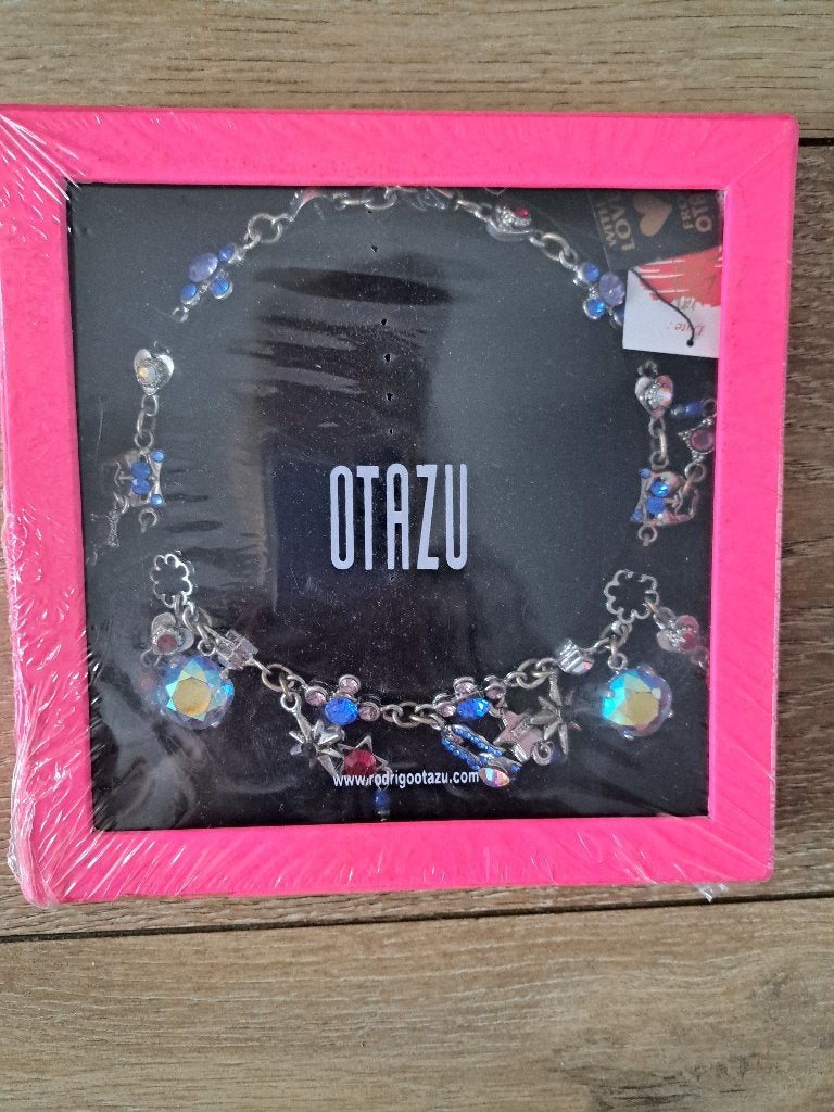 Otazu collier in doos Nieuw, Sieraden, Tassen en Uiterlijk, Kettingen, Ophalen, Overige materialen, Nieuw, Met kristal
