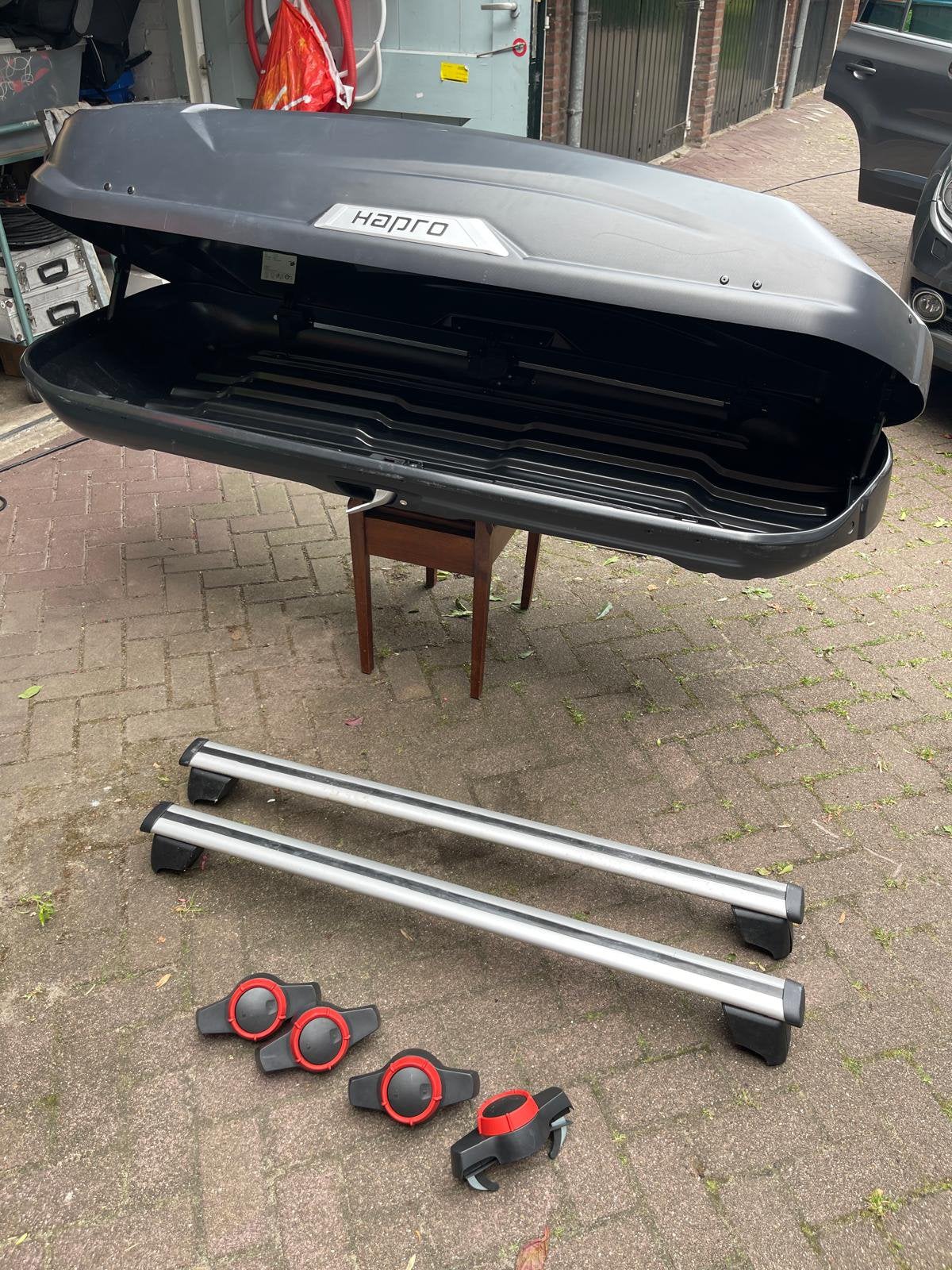 Hapro Trivor 440 dakkoffer, Auto diversen, Dakkoffers, Ophalen of Verzenden, Gebruikt