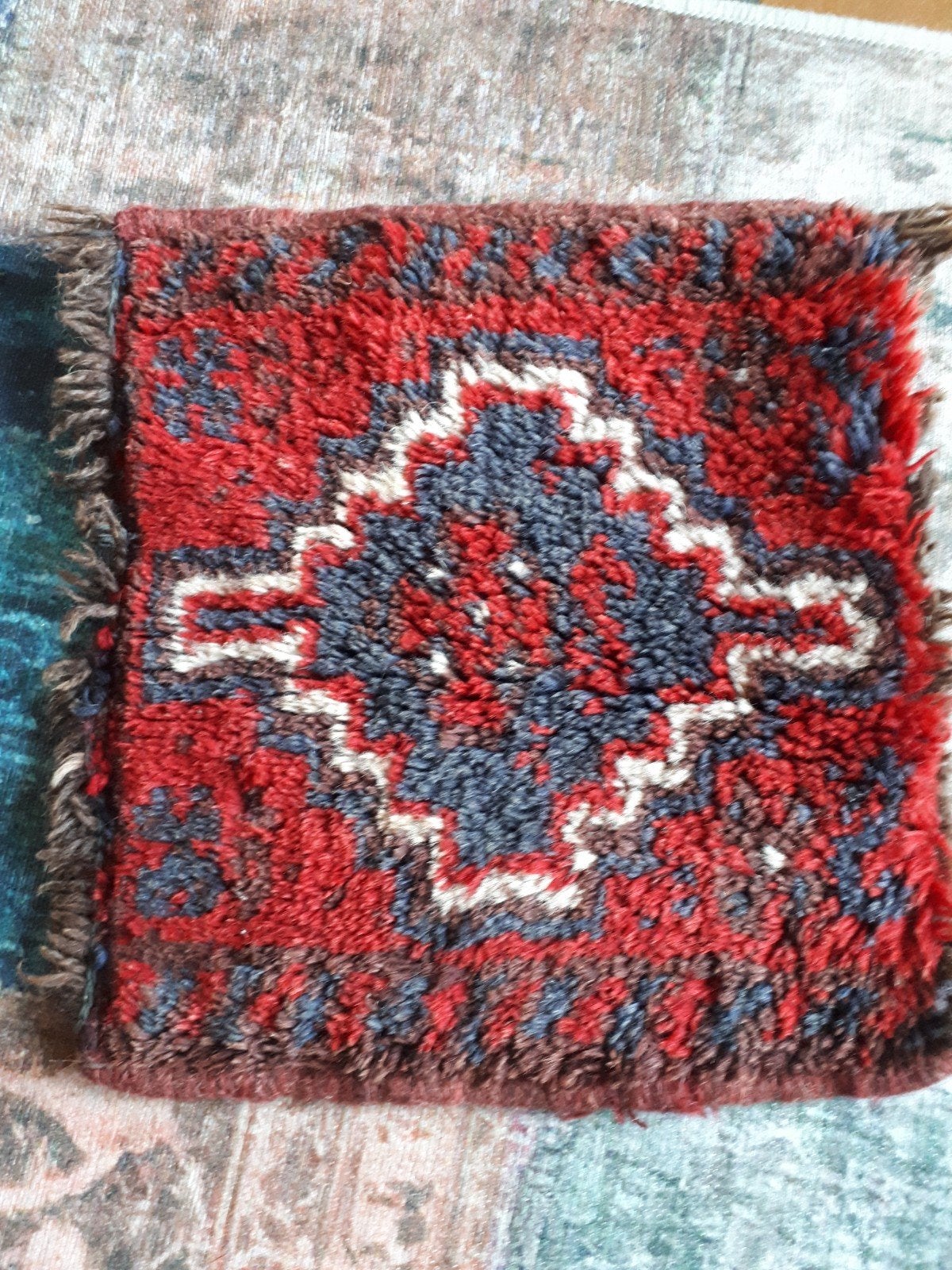 Perzisch klein kleedje, Ophalen of Verzenden, Rechthoekig, 50 tot 100 cm, 50 tot 100 cm
