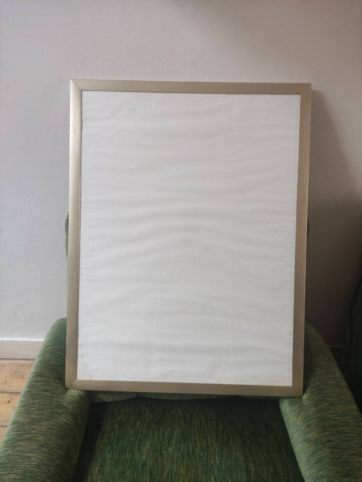 Goudkleurige fotolijst 85x65 cm, Huis en Inrichting, Ophalen, Hangend, Zo goed als nieuw, Fotolijst