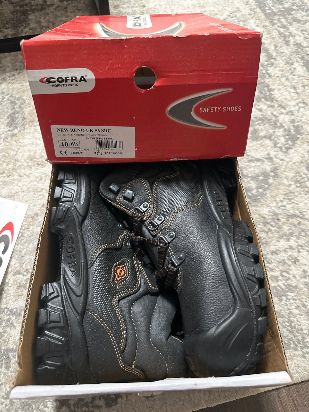 Cofra New Reno S3 SRC Veiligheidsschoenen Maat 40, Ophalen of Verzenden, Nieuw