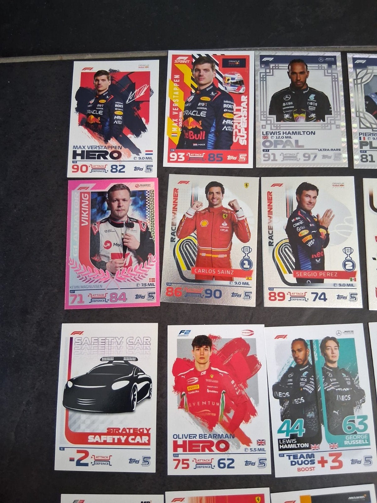 Formule 1 kaarten, Ophalen of Verzenden, Meerdere plaatjes