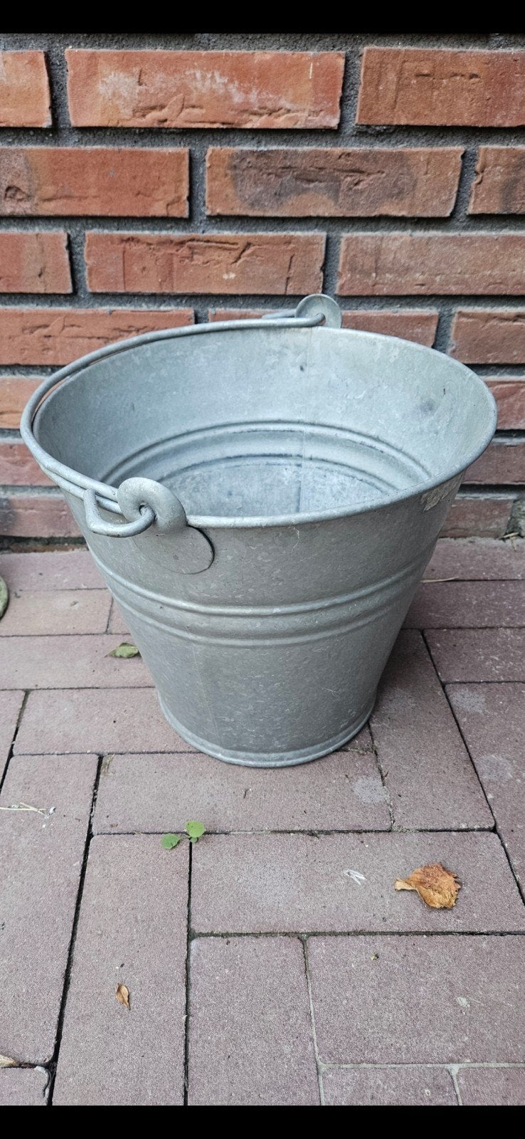 Zinken emmer 10 liter, Huis en Inrichting, Emmers, Ophalen of Verzenden