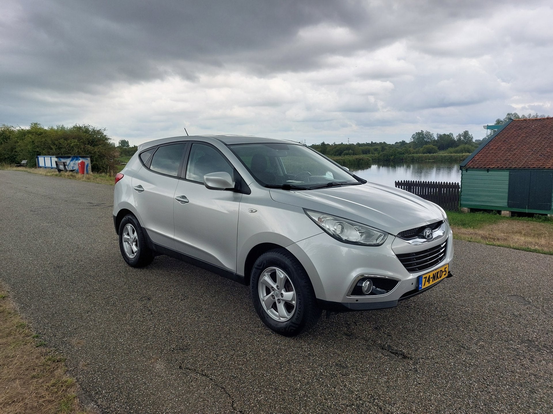 Hyundai Ix35 2.0i Dynamic TREKHAAK. CLIMATE EN CRUISE CONTRO, Auto's, Euro 5, Gebruikt, 4 cilinders, 163 pk