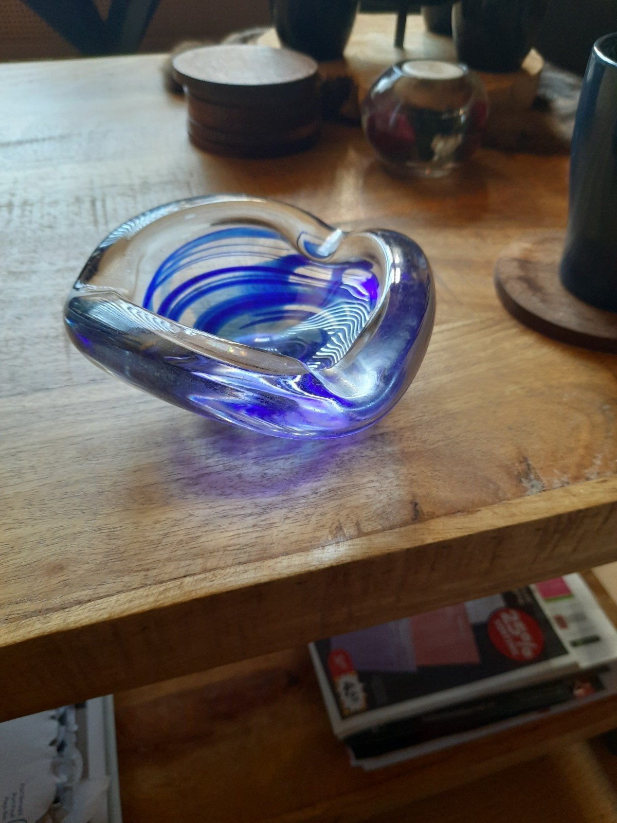 Vintage Kristal Unie Maastricht Asbak Max Verboeket, Ophalen