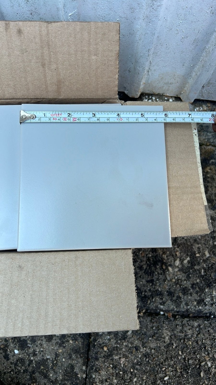 26x Lichtgrijze Mosa Tegels 14,7x14,7 cm - Nieuw, Doe-het-zelf en Verbouw, Tegels, Ophalen, Nieuw, Minder dan 20 cm, Minder dan 5 m²