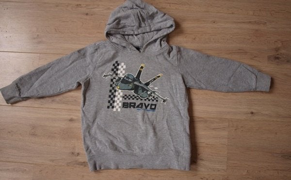 Grijze Trui Planes (110), Kinderen en Baby's, Kinderkleding | Maat 110, Disney, Gebruikt, Trui of Vest, Ophalen of Verzenden
