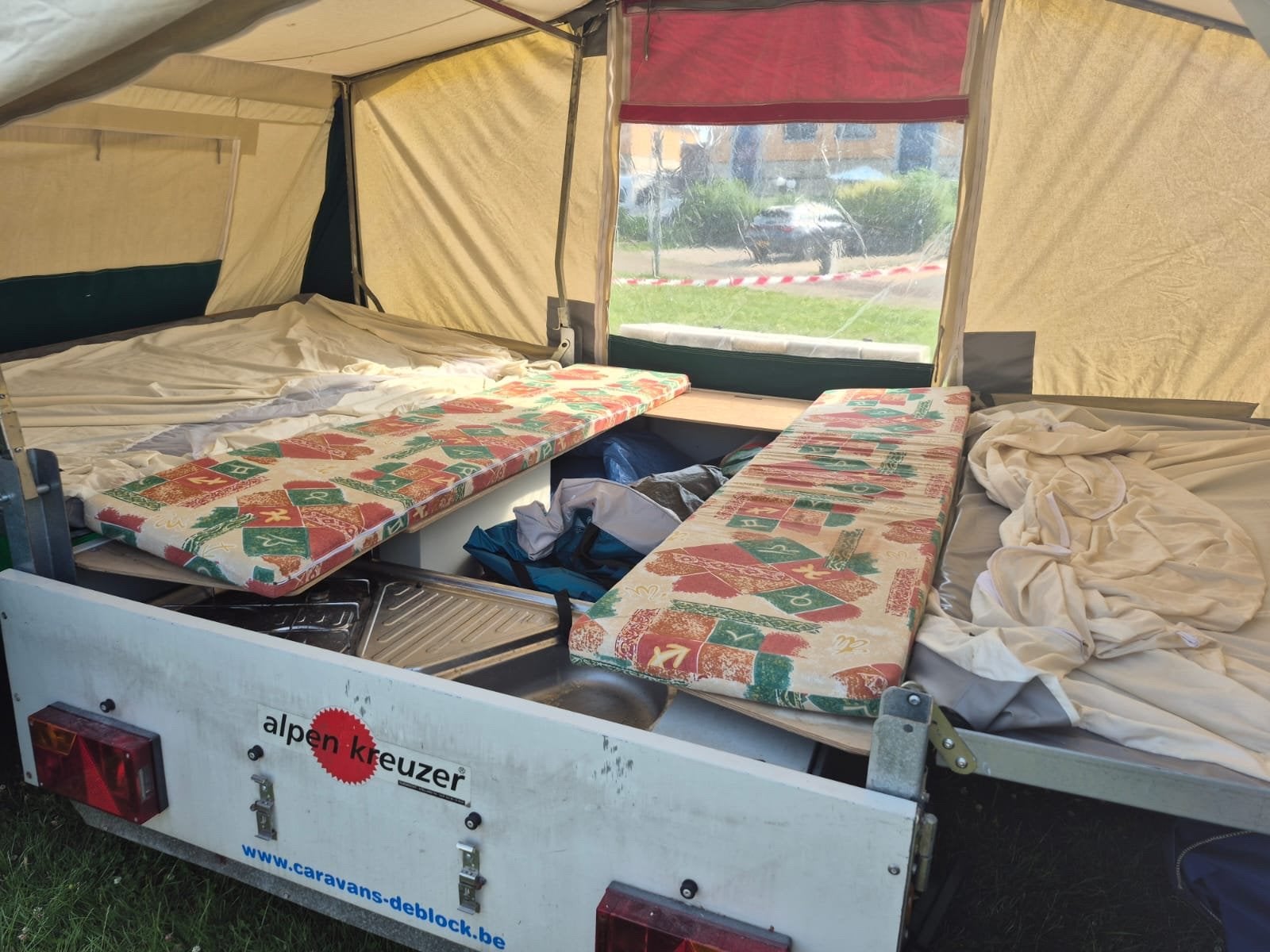 Alpenkreuzer vouwwagen - Klaar voor avontuur!, Caravans en Kamperen, Ophalen, Alpenkreuzer, Meerkleurig, Aanwezig
