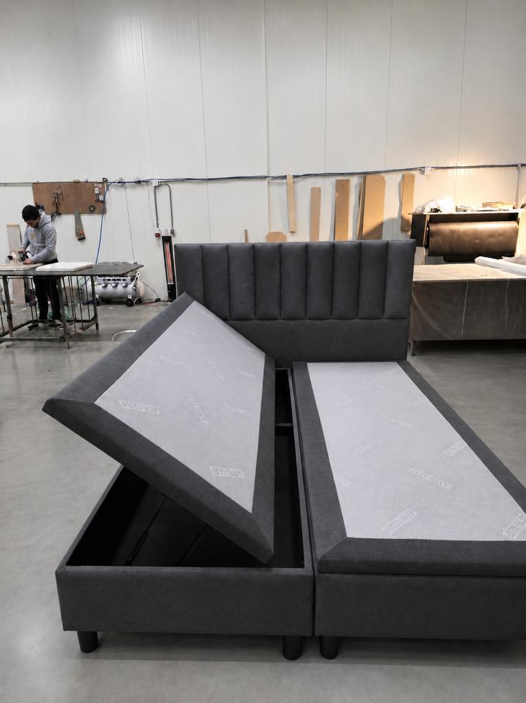 Luxe Boxspring met Opbergruimte - Diverse Maten & Kleuren, Huis en Inrichting, Ophalen of Verzenden