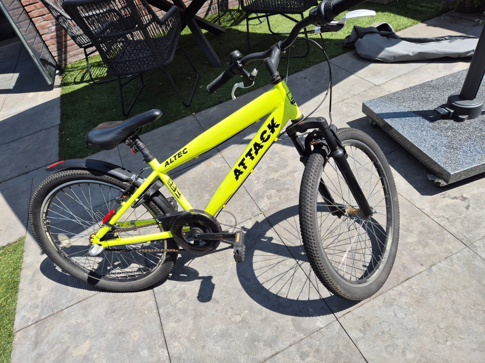 Jongensfiets 24 inch Altec, Fietsen en Brommers, Ophalen, 24 inch of meer, Altec, Gebruikt