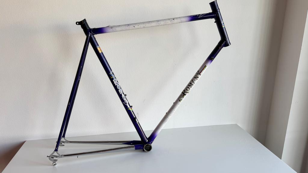 Uniek Vintage Romani Racefiets Frame - 64cm Columbus Staal, Ophalen, Frame, Gebruikt, Staal