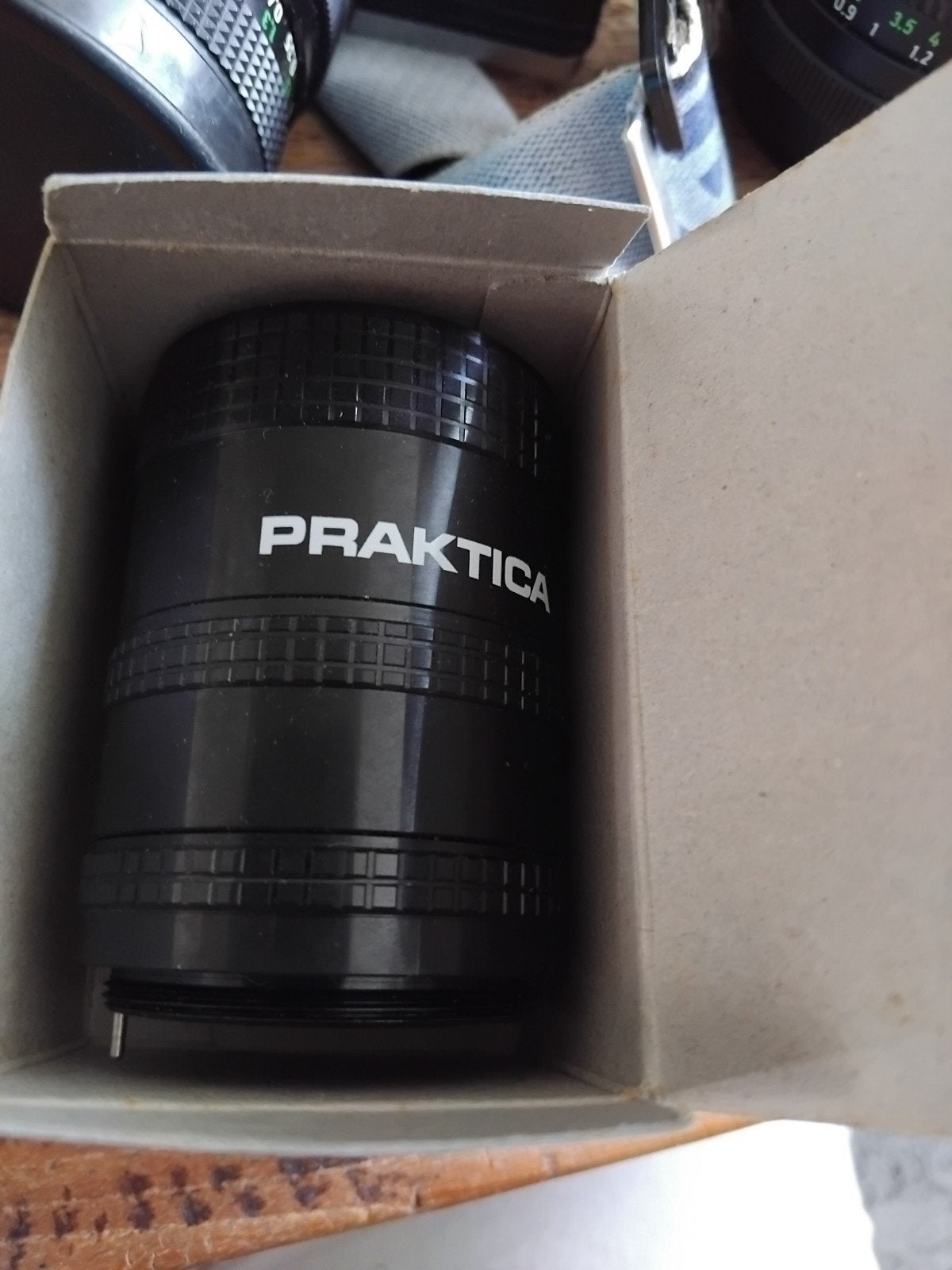 Pentacon auto 1.8/50 lens met Praktica extension tubes, Audio, Tv en Foto, Fotografie | Lenzen en Objectieven, Overige merken