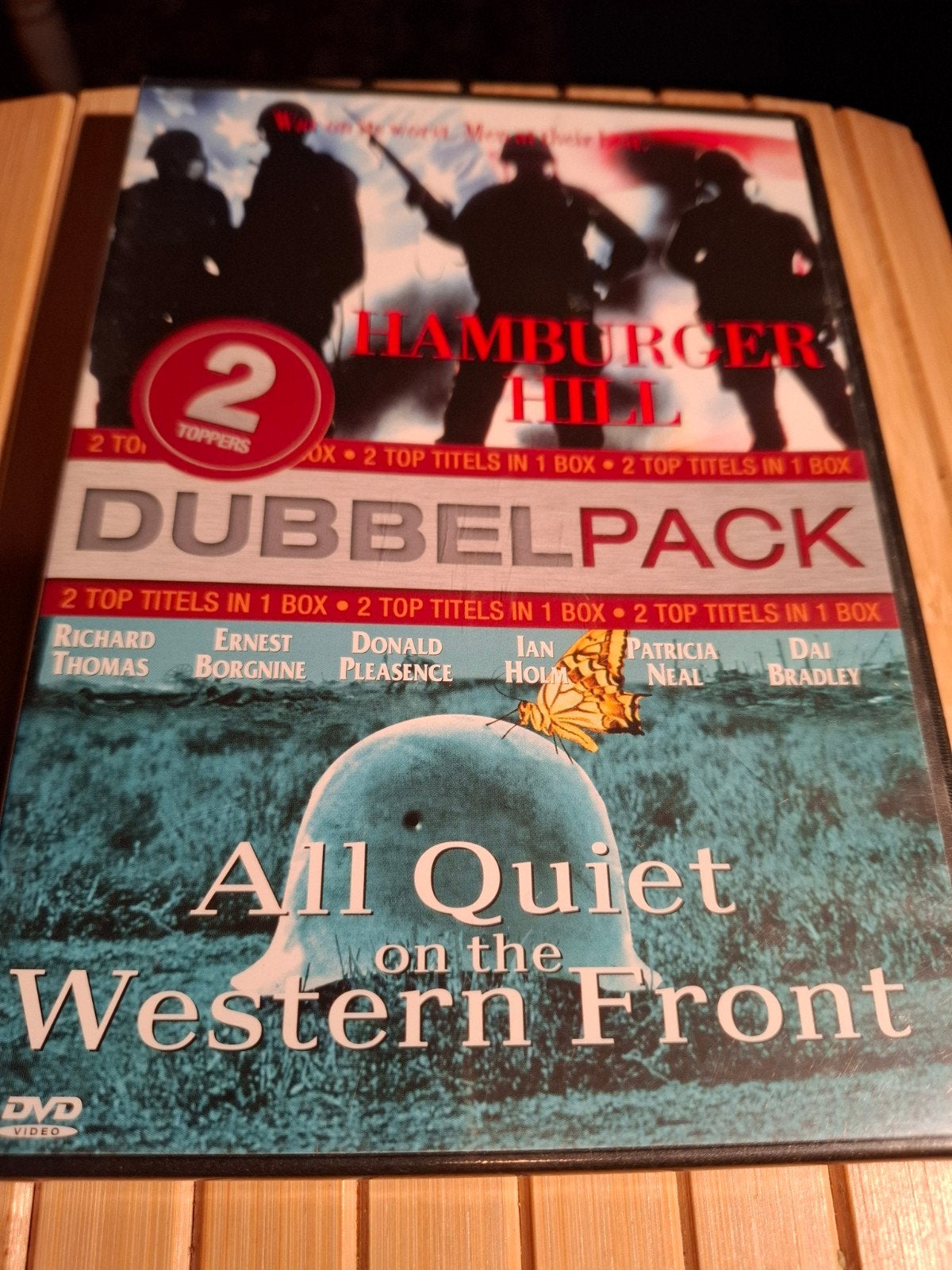 Hamburger Hill / All Quiet on the Western Front DVD, Vanaf 16 jaar, Verzenden, Nederlands, Inclusief doosje