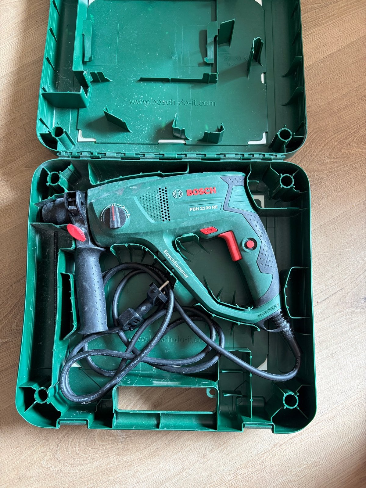 Bosch PBH 2100 RE Boorhamer - Zo goed als nieuw, Ophalen, Boor- en/of Breekhamer, Zo goed als nieuw, Klopboormechanisme