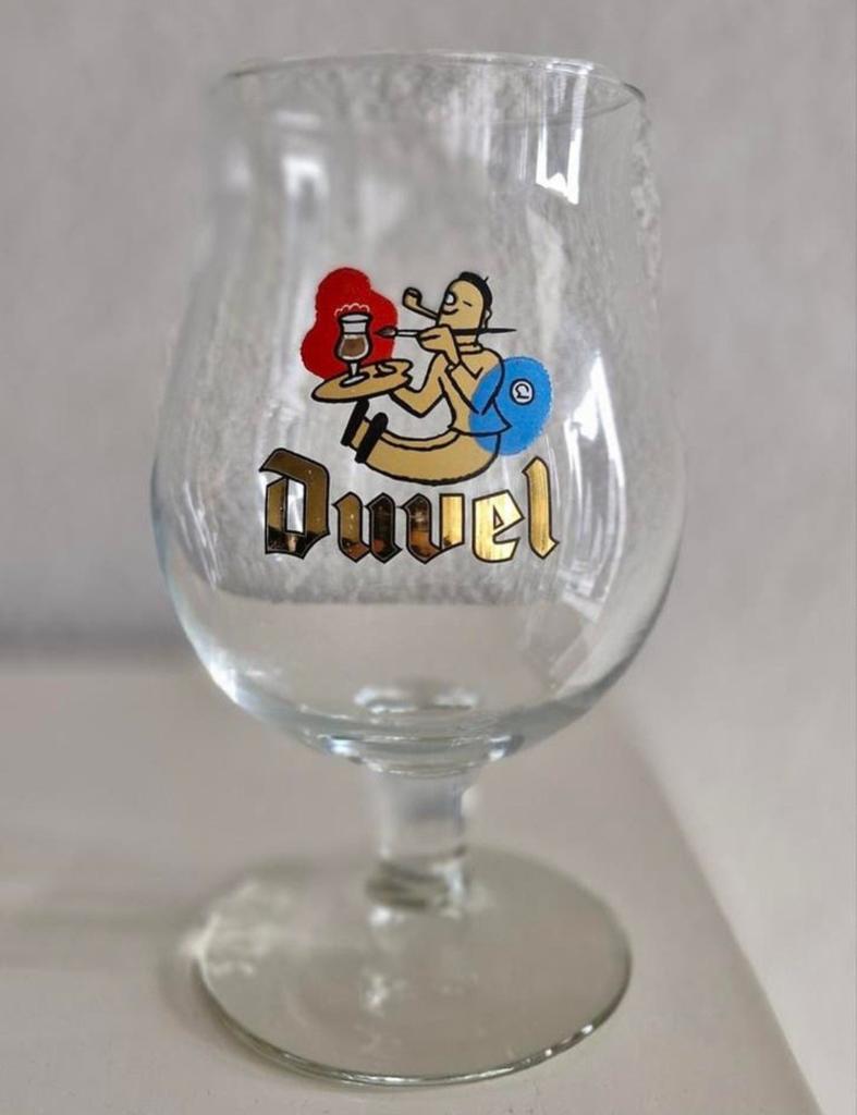 Duvel glas Schilder, Verzamelen, Biermerken, Zo goed als nieuw, Glas of Glazen, Duvel, Ophalen of Verzenden