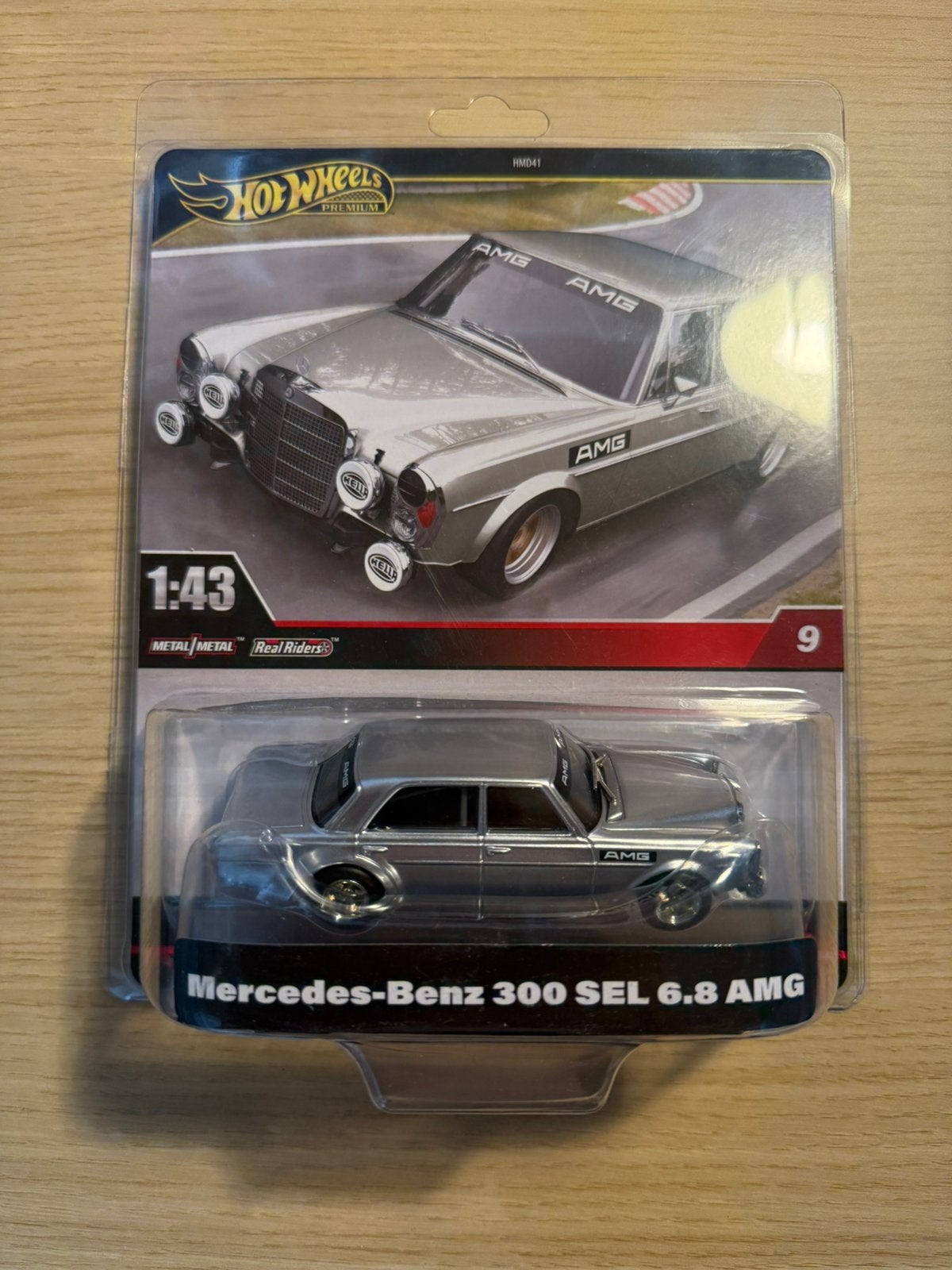Hot Wheels 1:43, Mercedes Benz 300 SEL AMG, Hotwheels, Ophalen of Verzenden, Zo goed als nieuw, Auto
