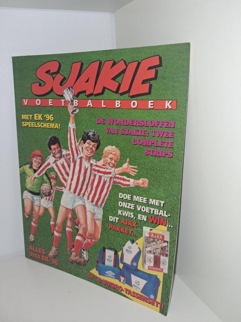 Sjakie Voetbalboek - Met EK '96 Speelschema!, Verzenden, Zo goed als nieuw, Sjakie, Balsport