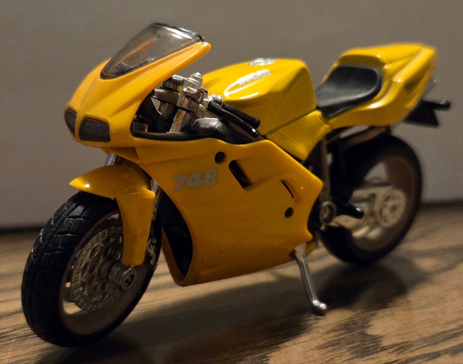 4 Schaalmodellen Motoren 1:18 - Ducati & Honda, Ophalen of Verzenden, Zo goed als nieuw, Motor