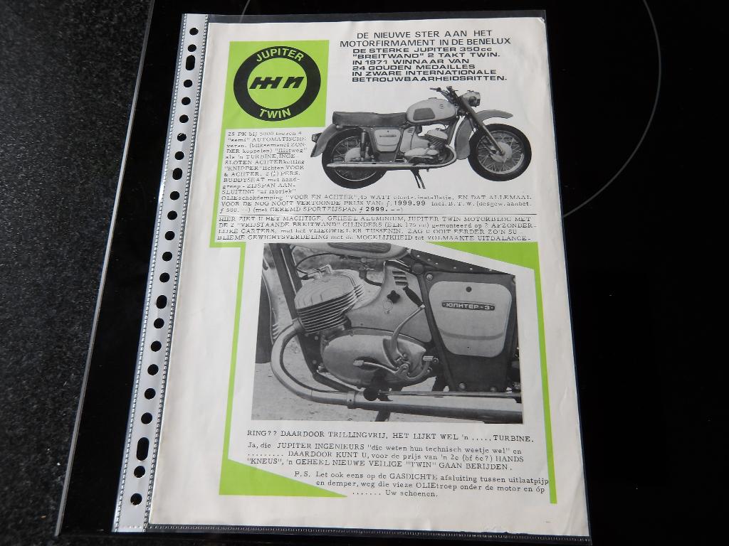 IZH JUPITER Twin 350cc folder, Verzenden, Overige merken