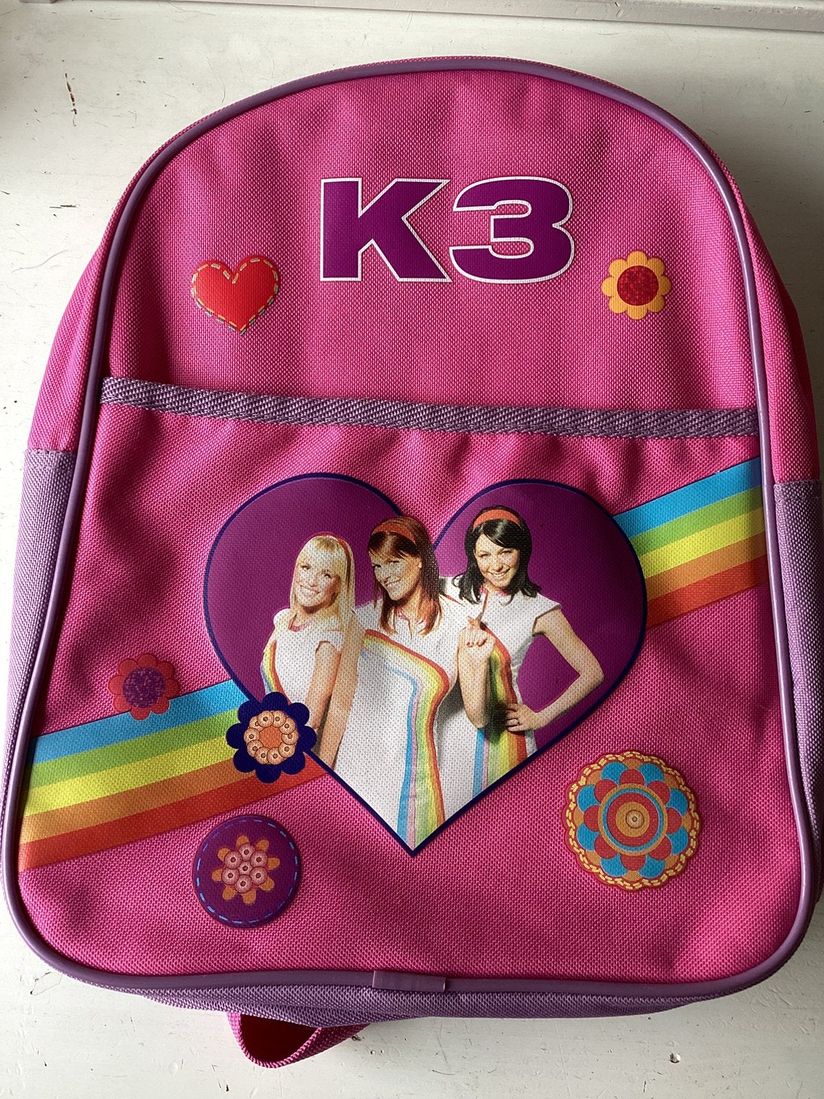 Rugtasje van K3, Verzenden, Zo goed als nieuw, Overige merken, 30 tot 45 cm