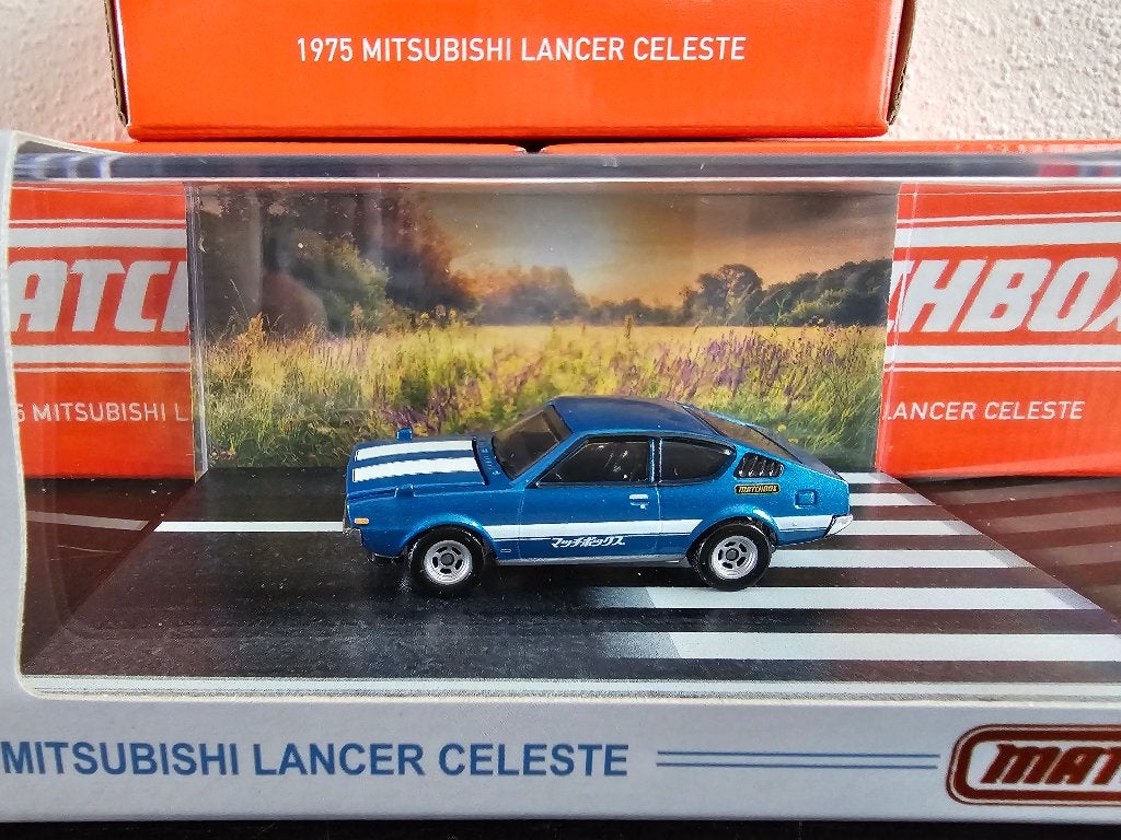 Matchbox Mitsubishi Lancer Celeste, Hobby en Vrije tijd, Modelauto's | Overige schalen, Nieuw, Auto, Verzenden