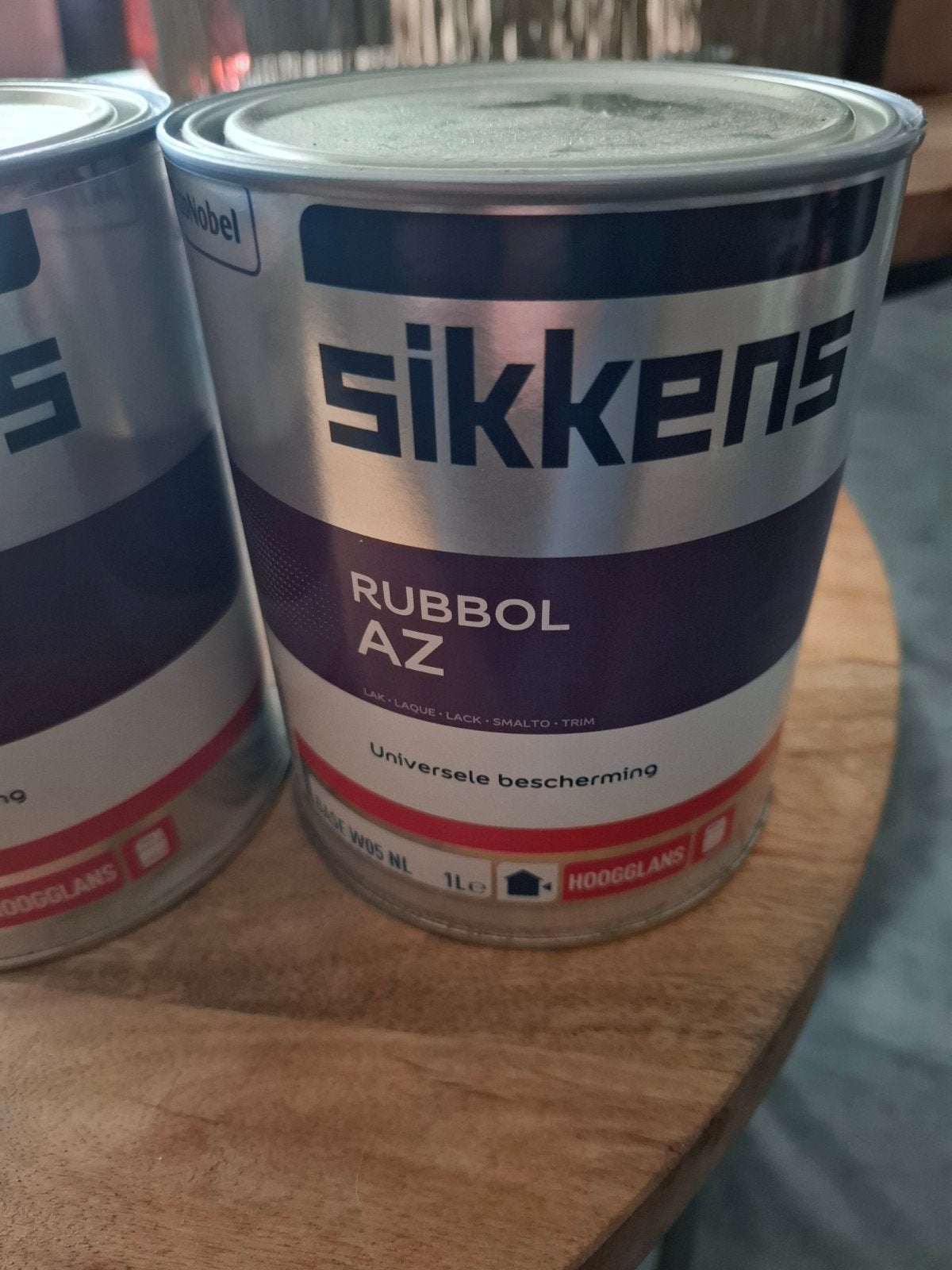 Sikkens Rubbol AZ Hoogglans 9010 Zuiver Wit (2x 1L), Ophalen, Wit, Nieuw, Verf