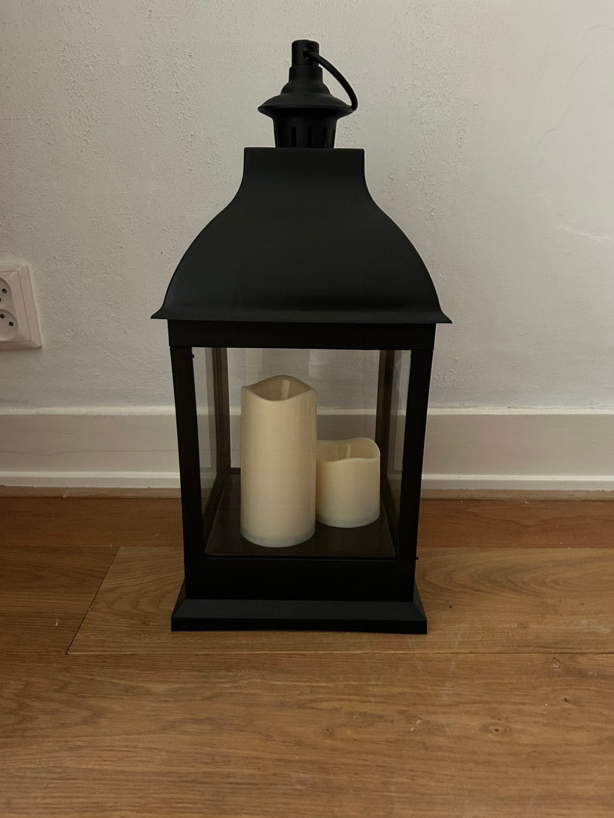 Lantaarn met licht, Ophalen