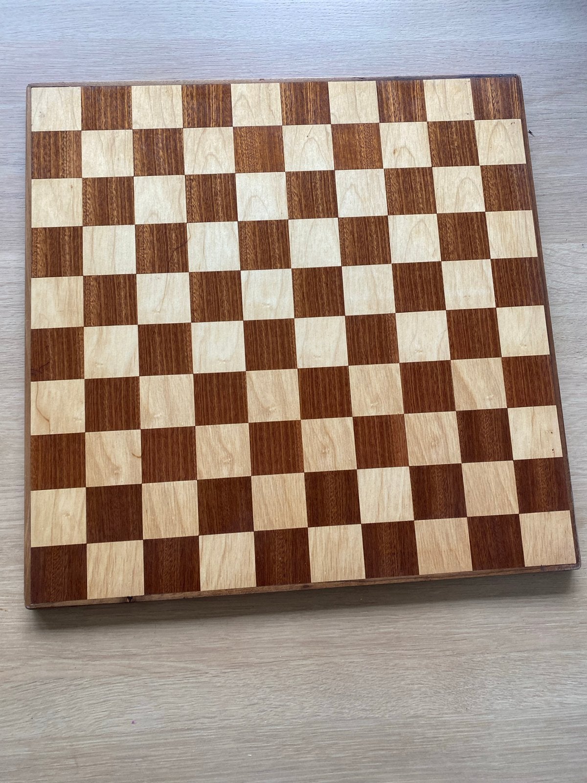 Groot Dam / Schaakbord 47x47 cm - Prachtig exemplaar, Een of twee spelers, Ophalen of Verzenden, Gebruikt
