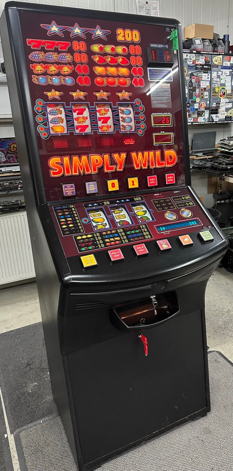 Het adres voor de mooiste gokkasten!!!!, Verzamelen, Automaten | Gokkasten en Fruitautomaten, Euro, Ophalen of Verzenden, Gebruikt