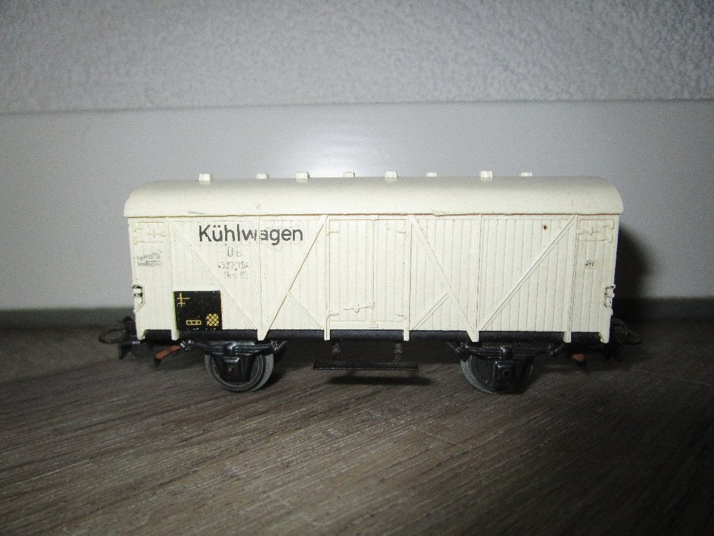 Marklin 4508 witte koelwagen., Wisselstroom, Gebruikt, Wagon, Ophalen of Verzenden