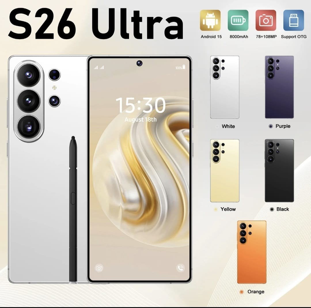 S26 Ultra nieuw en ongeopend in de originele verpakking
