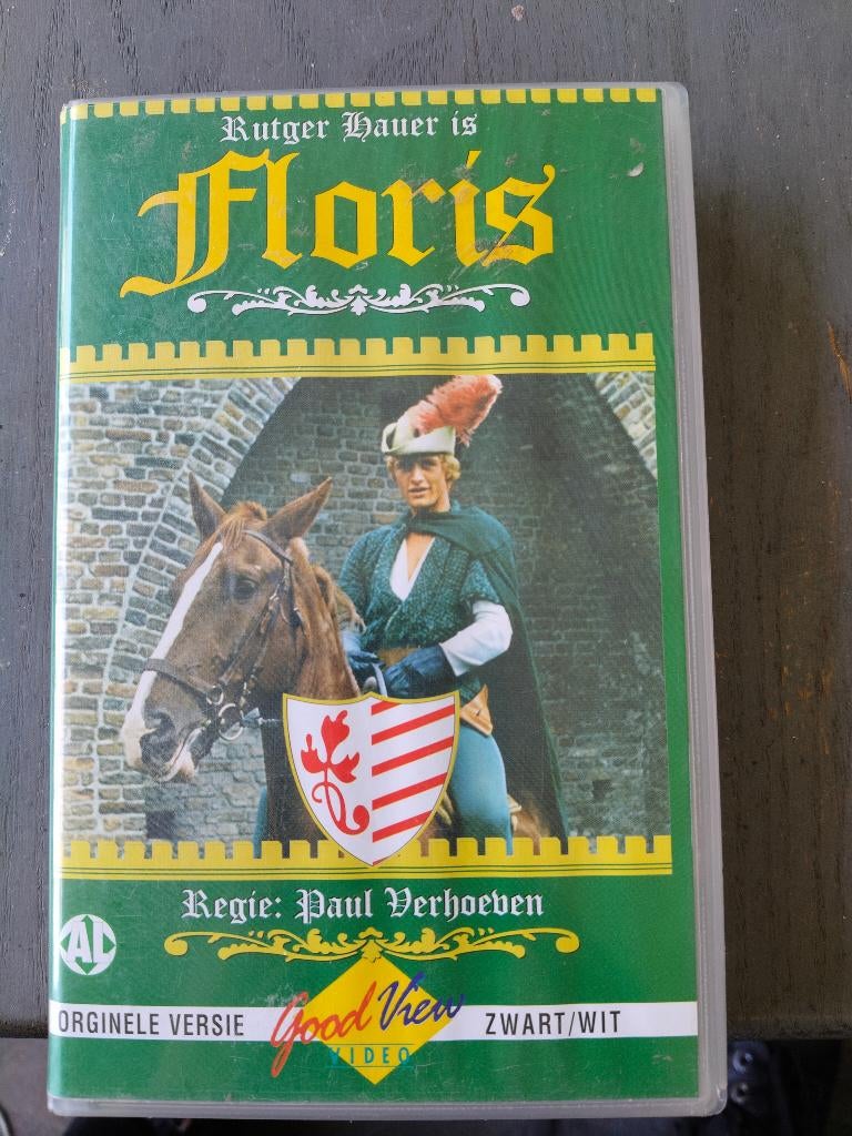 Floris met Rutger Hauer, VHS, Alle leeftijden, Ophalen of Verzenden, Zo goed als nieuw, Tv-serie of Tv-programma