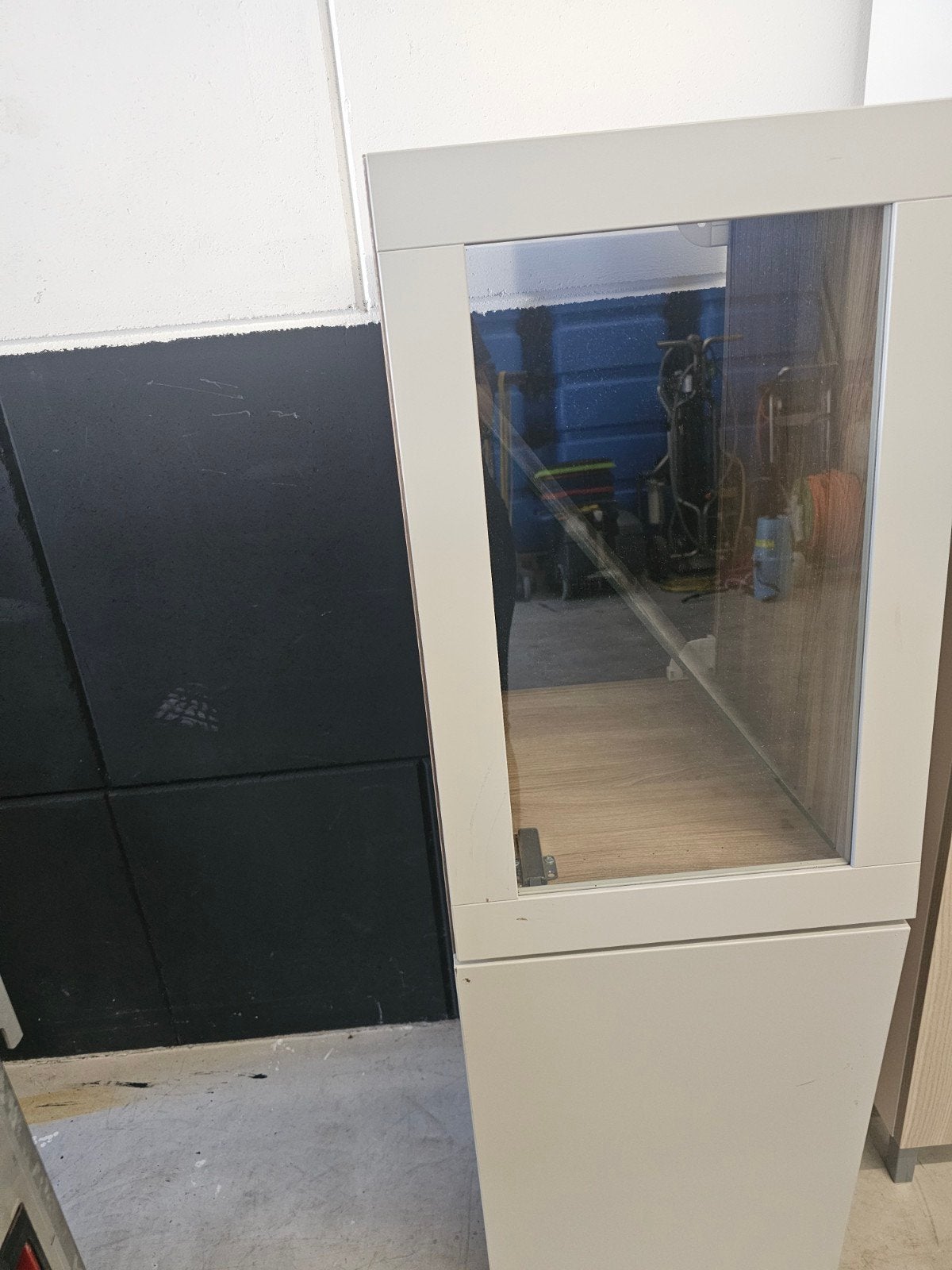 Moderne Vitrinekast met Glazen Deur, Glas, Modern, 150 tot 200 cm, 25 tot 50 cm