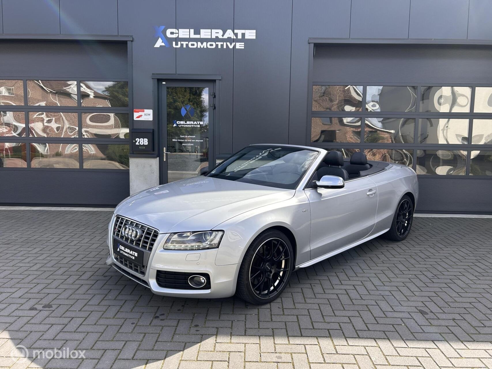 Audi S5 Cabrio 3.0 TFSI Quattro 400PK Kleppensysteem!, Auto's, Automaat, Euro 5, Gebruikt, Zwart