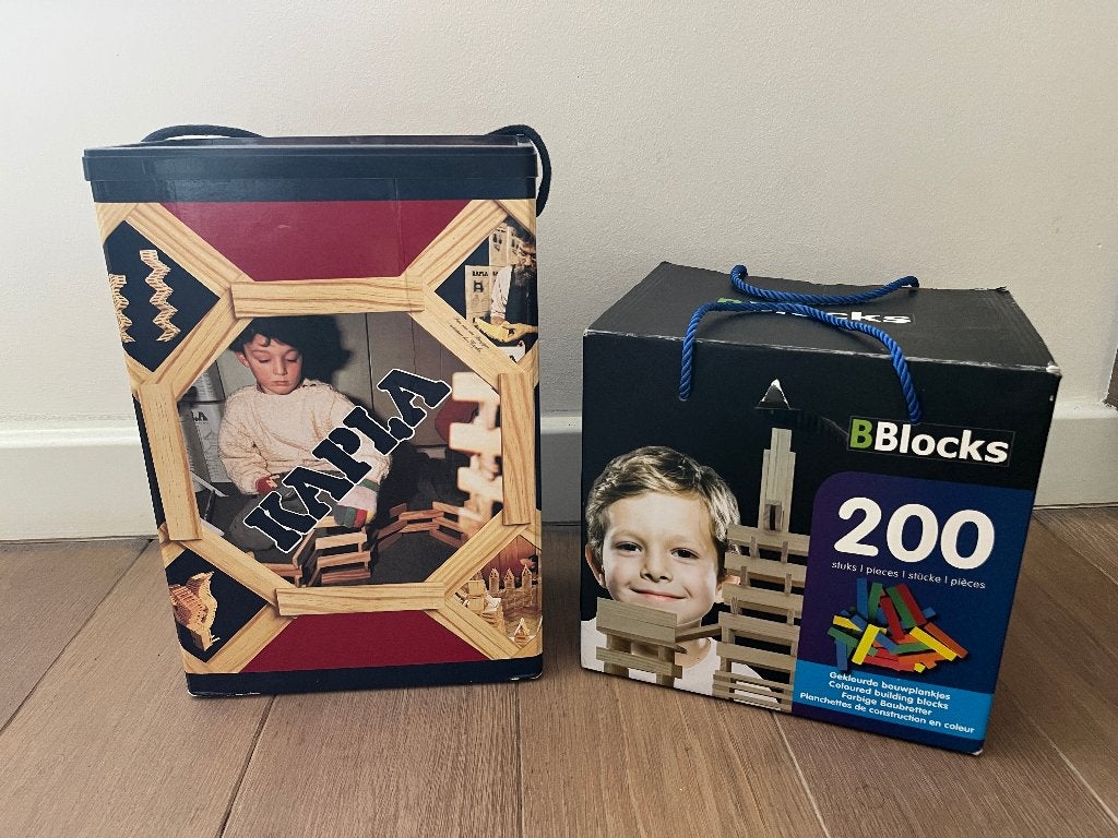 Kapla en Bblocks bouwblokken circa 400stuks, Ophalen, Gebruikt, Overige merken