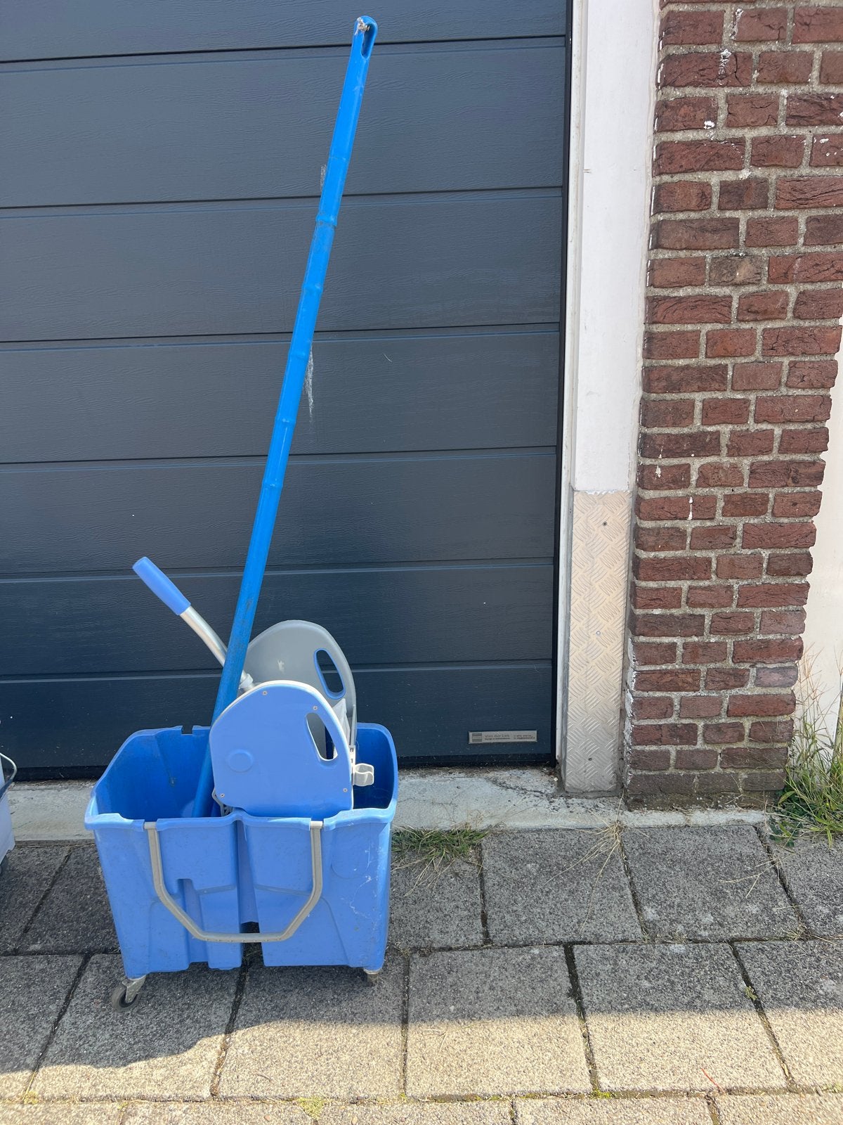 Professionele Mopemmer/Dweilemmer op Wielen met Wringer, Ophalen, Dweilemmer, -bak, of -wagen