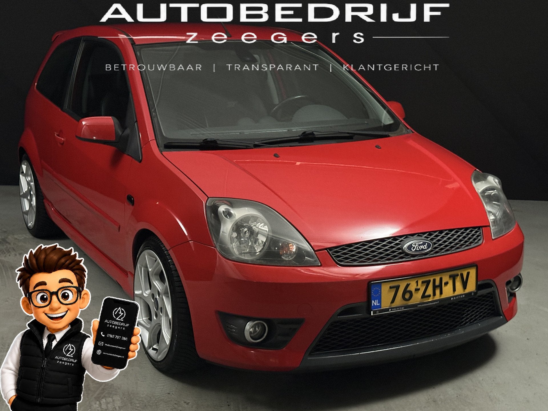 Ford Fiesta 2.0-16V ST *AC*Lage KM*NAP* (bj 2008), Auto's, Ford, Voorwielaandrijving, Elektrische ramen, Gebruikt, 4 cilinders